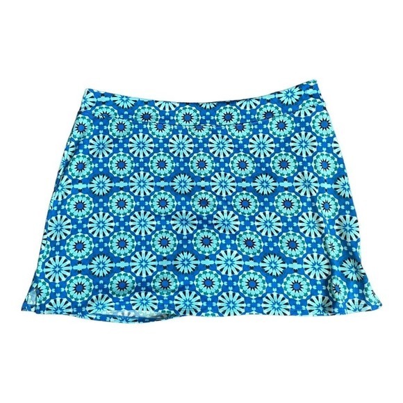 Tranquility Colorado Clothing Skort Skirt Women's XXL Blue Print Athleisure - Picture 2 of 7